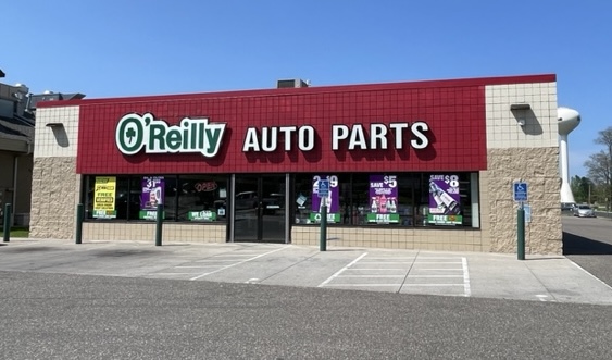 O'Reilly Auto Parts retail store commercial painting